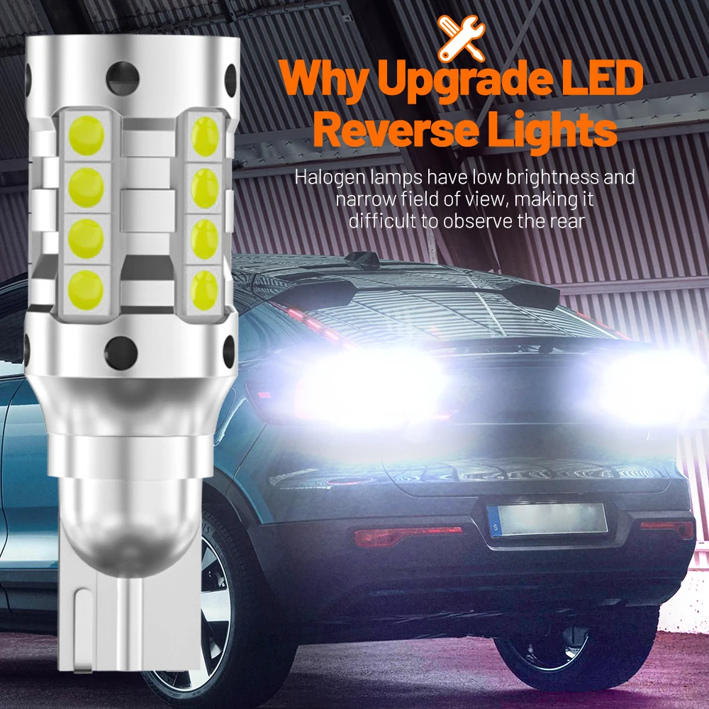 2 Шт. Светодиодный Задний Фонарь Стоп-сигнала Canbus W16W T15 921 Резервный Для Mercedes Benz W176