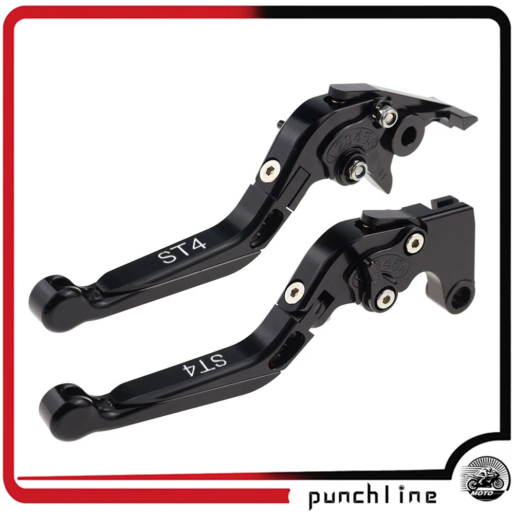 

Fit ST4S/ABS 1999-2002 Clutch Levers For ST 4 Folding Extendable Brake Levers