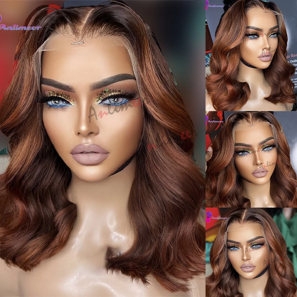 Ed Wigs Human Hair Middle Part Wig Human Hair 4x4 Lace Closure Wigs For Women