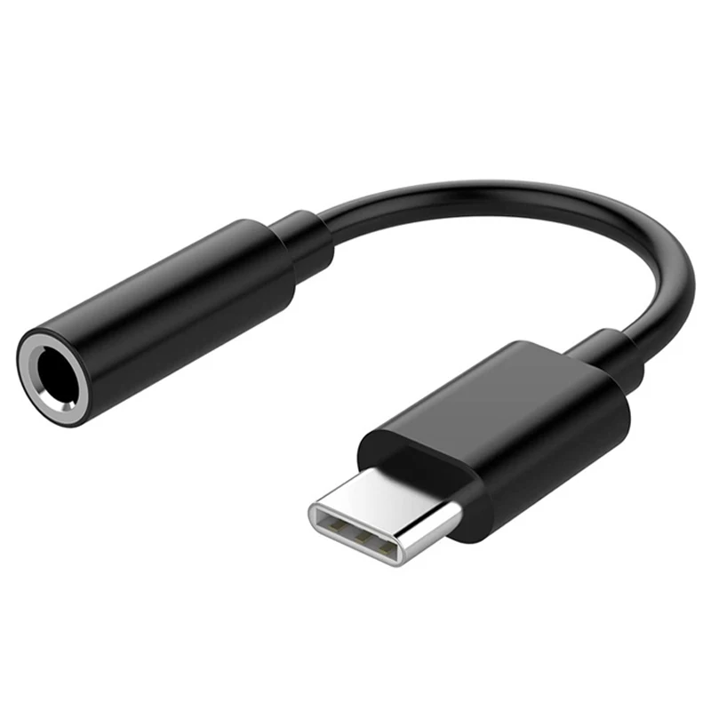 

Digital Type-C To 3.5mm Earphone Cable Adapter Usb Type C USB-C Male To 3.5 AUX Audio Female Jack For Mobile Phones Earphones