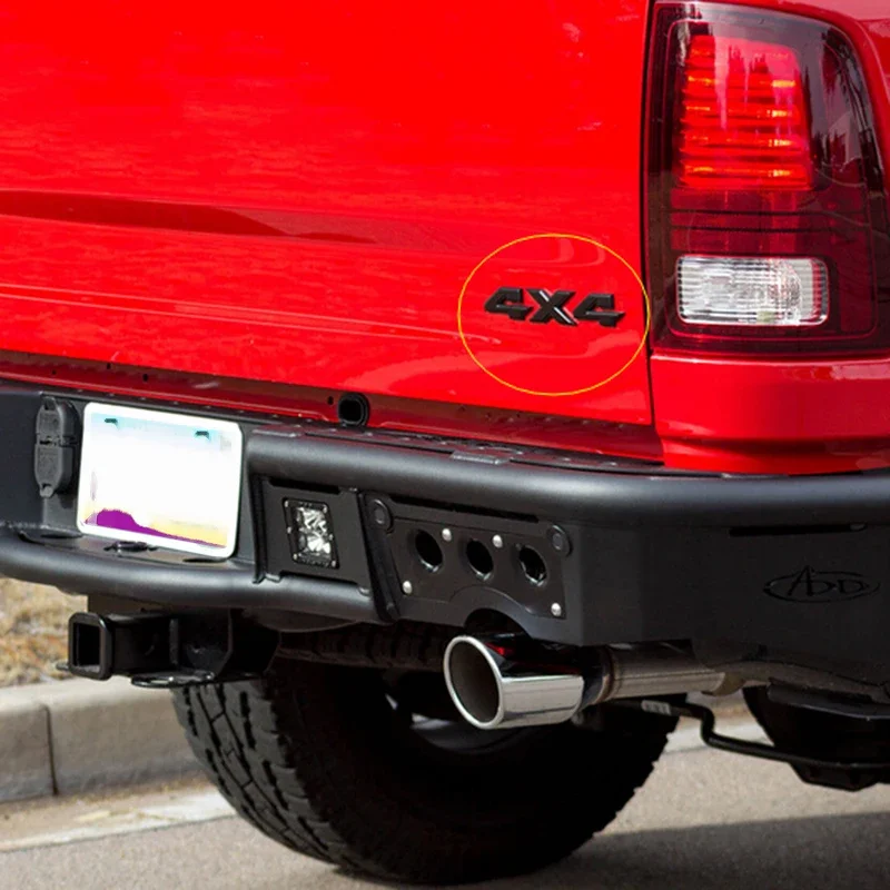 Для Do Dge 1500 4X4 Значок задней двери Логотип Табличка с именем Эмблема Черная