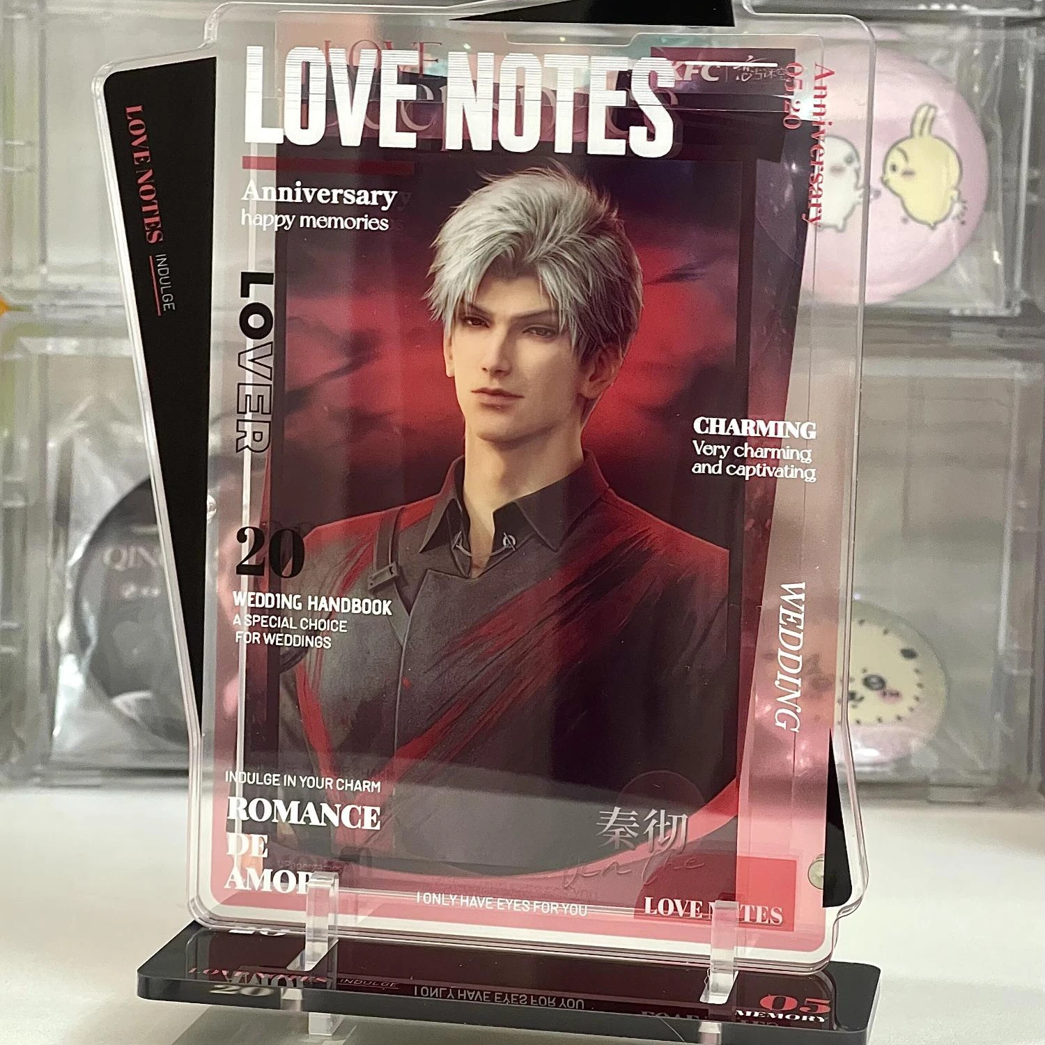 Фоторамка для хранения открыток из акрила с изображением фотографий