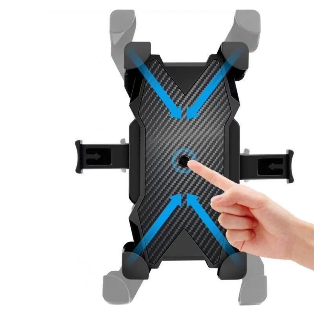 Держатель для телефона из АБС-пластика с автоблокировкой нескользящий кронштейн