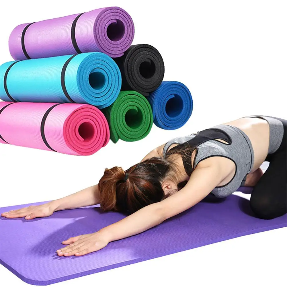 

Non-slip Yoga Density 10mm With For Mats Anti-tear Strap Fitness Thick Extra Exercise Beginner Mat Carrying High