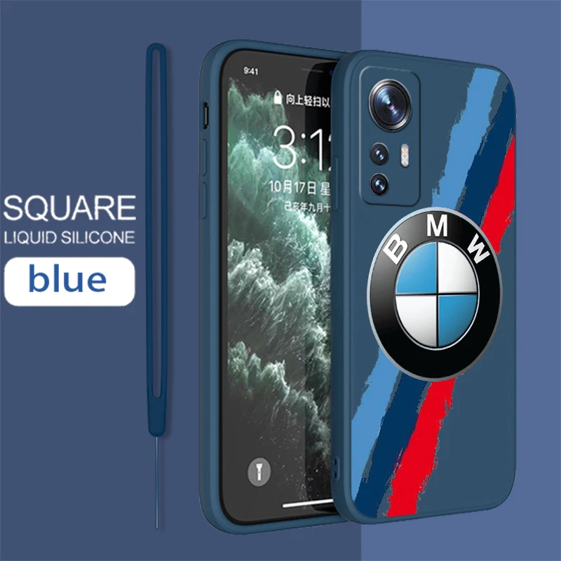

Bmw Luxury Sports Car For Xiaomi Mi 13 12 12T 11 11T 10 10T 9 9SE Lite Pro Ultra A3 Silicone Soft Liquid Rope Phone Case Fundas