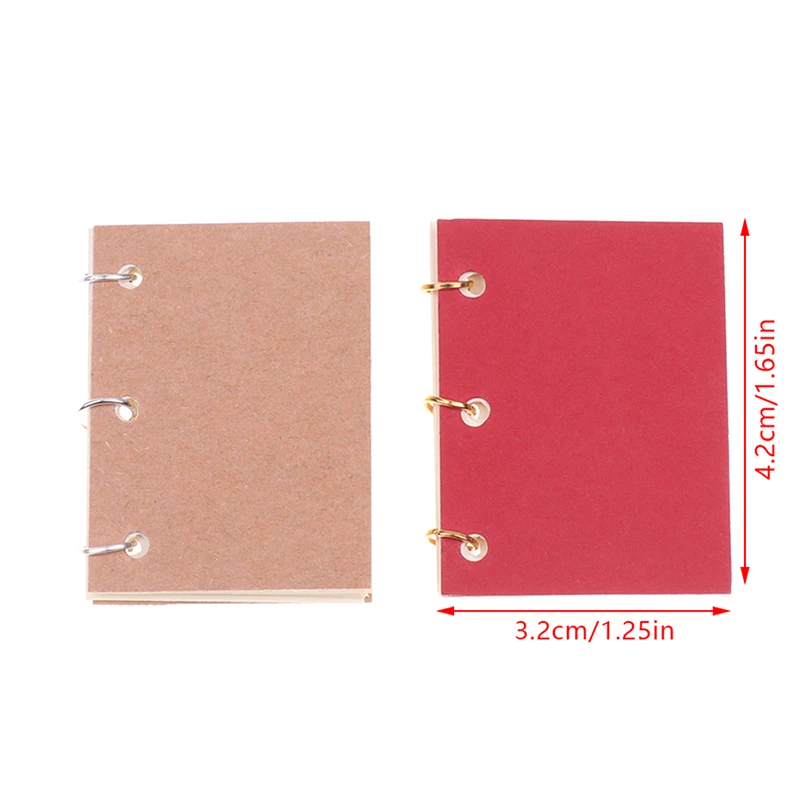 

1PC 1/12 Dollhouse Vintage Miniature Notebook Simulation Exercise Book Model Toys Dollhouse DIY Scene Decoration Accessories