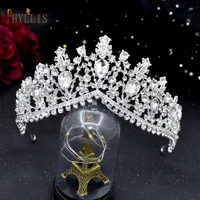 a46 luxury bridal tiaras and crowns princess diadem pageant rhinestone headband crystal wedding hair accessories jewelry