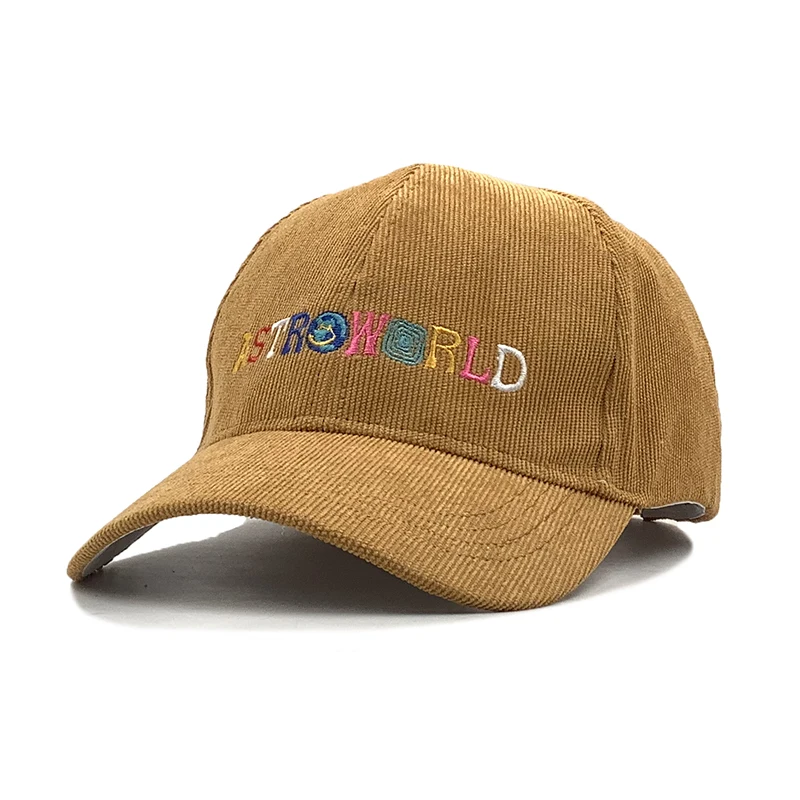 

Dad Hat Latest Album Astroworld Cap 100% corduroy Embroidery women men Baseball Caps High Quality Hip Hop Bone Garros Snapback