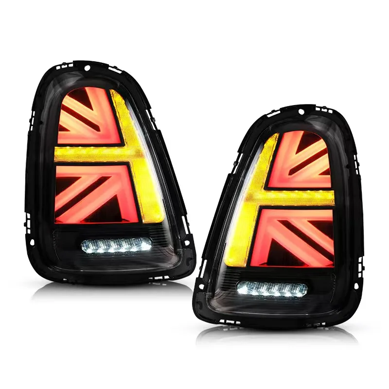 

Union Jack Led Tail lights Assembly For BMW Mini Cooper R56 R57 R58 R59 2007-2013 Rear Lamp DRL Fog Taillights Plug and Play
