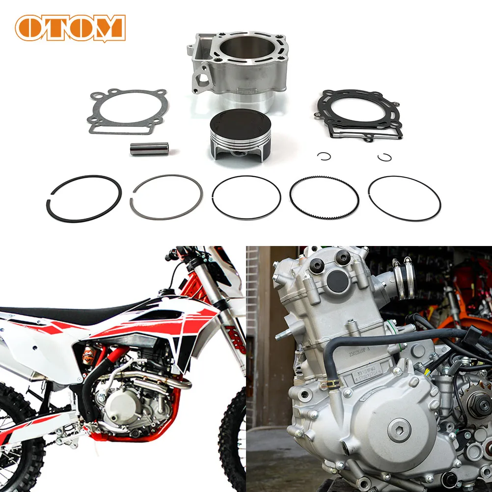 

OTOM Motorcycle Engine 84mm Cylinder Kits And Piston Pin Ring Gasket For Bosuer KAYO T6 K6 Xmotor RX3 SHINERY X6 Apollo ZONGSHEN