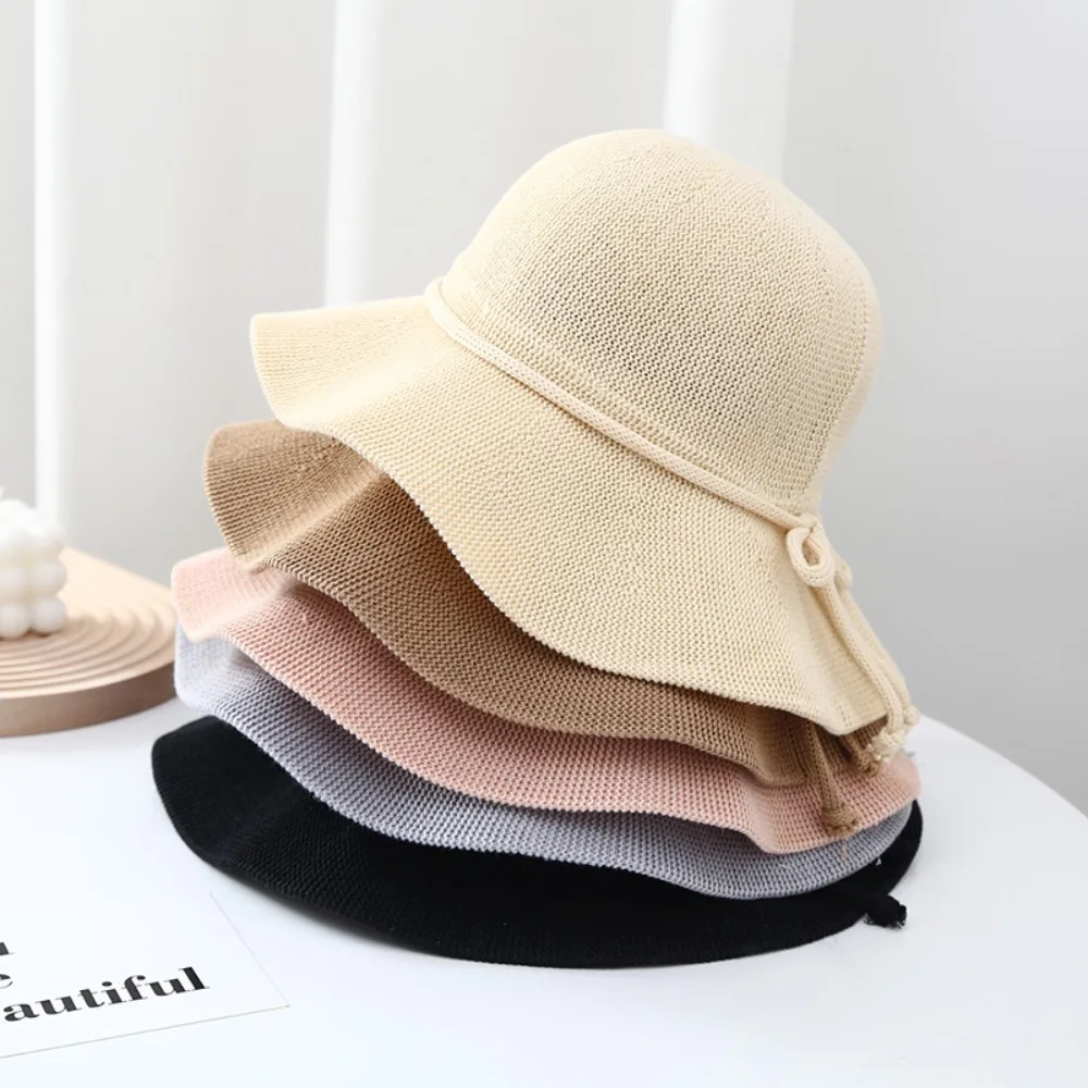 

Big Brim Sun Hat Straw Hat Sunscreen Cap Foldable Fisherman's Hat for Summer Outdoor Travel Women