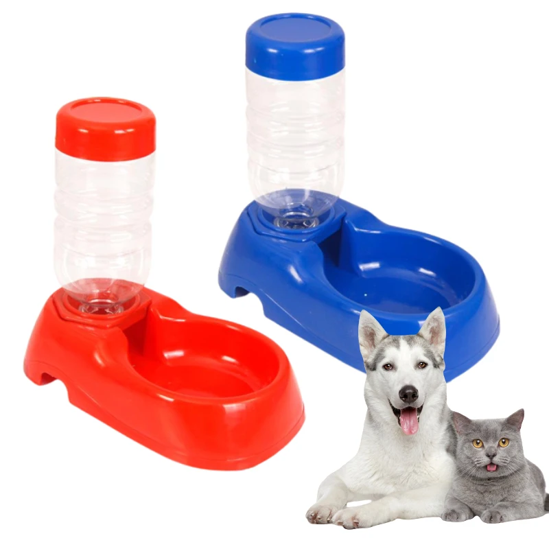 

Автоматическая поилка для домашних животных, пластиковая зернистость, дозатор воды, емкость для хранения пищевых продуктов для собак, быстрое питьевое оборудование