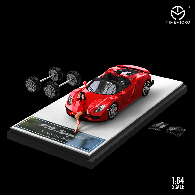 Скидка Модель автомобиля, трансляция по предварительному заказу, 1:64, 918 красного, черного, белого цветов Дешево Модель автомобиля, трансляция по предварительному заказу, 1:64, 918 красного, черного, белого цветов