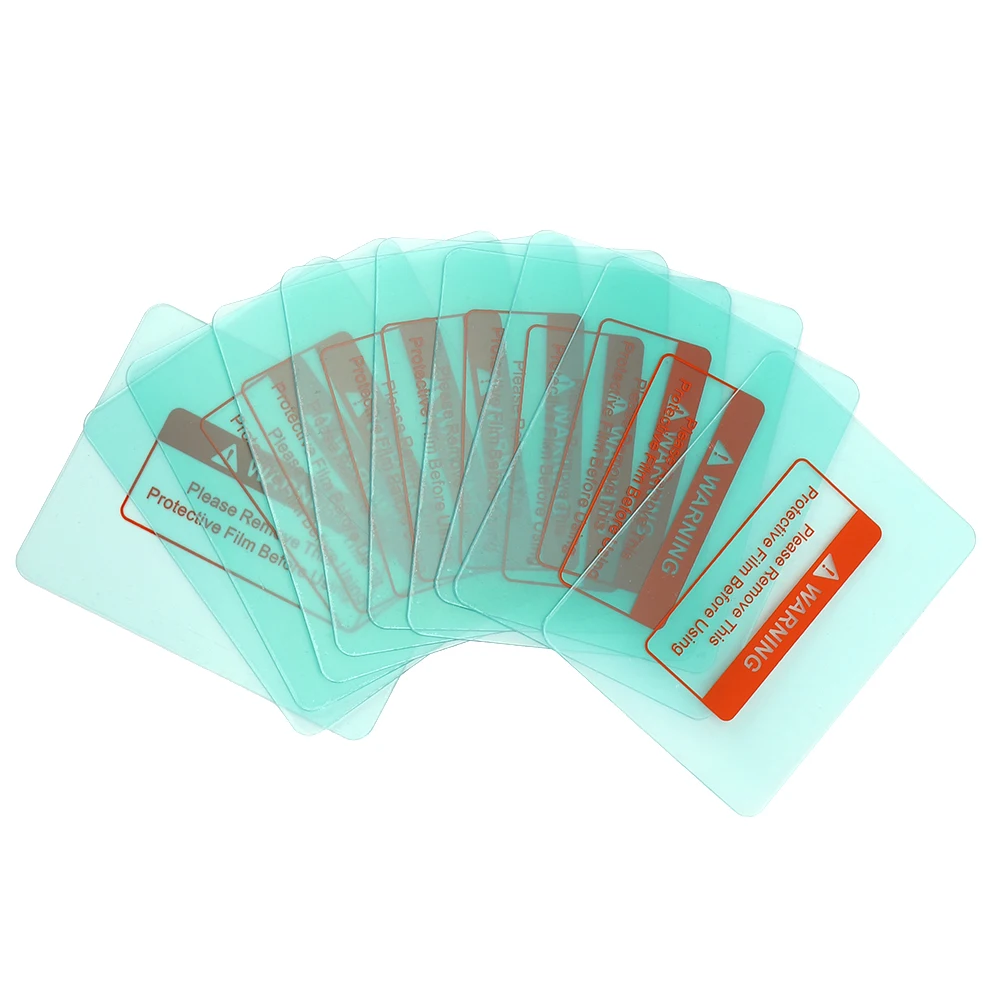 

10PCs Welding Helmet Lens Cover Transparent Protective Plate Round Corner 116 x 90mm Welding Welding