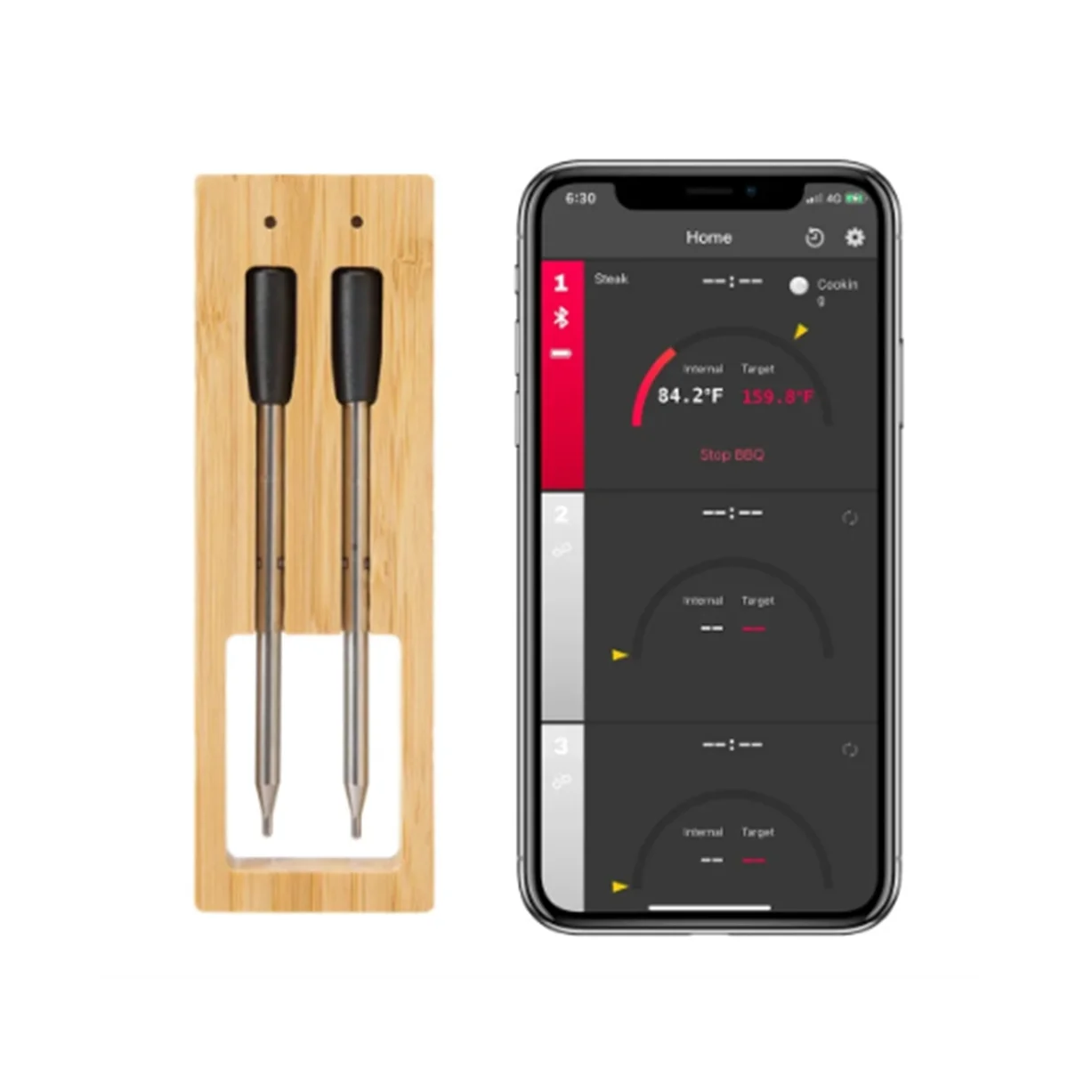 Беспроводной термометр для мяса кухонный прибор приготовления пищи духовка