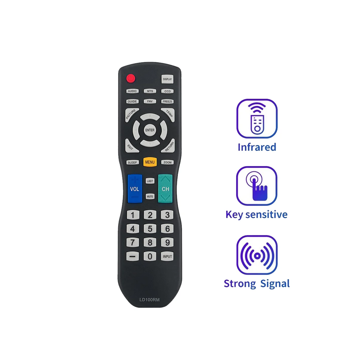 Пульт дистанционного управления LD100RM для Apex TV LE24H87 LE3242 LD4077M HC3269 -188 RM188 RTLE24H87