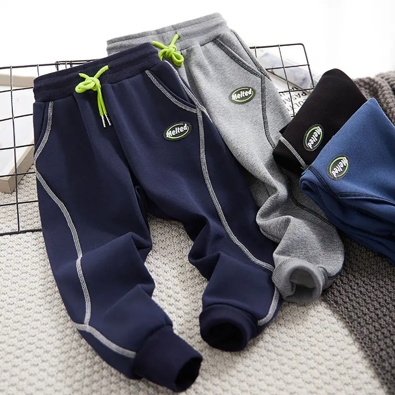 

Boys' Pants Spring and Autumn 2022 New Children's Autumn Clothing Sports Pants Casual Trousers Fashionable Medium and Big Loose