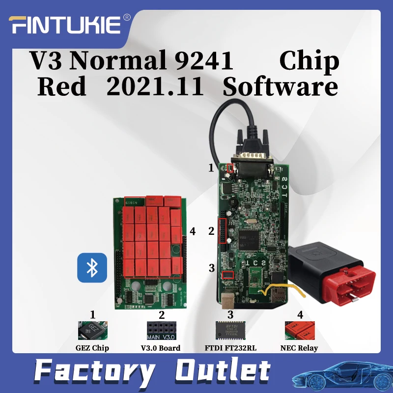 Автомобильный/грузовой сканер Multidiag PRO Bluetooth Obd2 V3 9243 чип с NEC DS OBD 150E Автомобильный