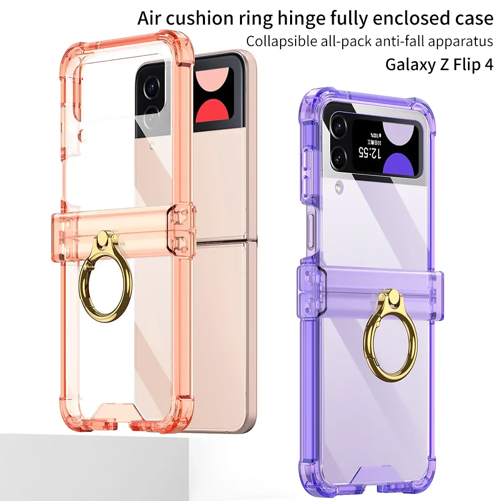 

For Samsung Galaxy Z Flip 4 Case 5G (2023) Slim Stylish Protective Bumper Phone Case With Hinge Protection