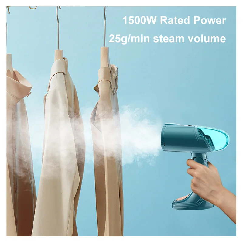 

Foldable Handheld Garment Steamer 1500W Hanging Ironing Machine Electric Steam Iron Portable Clothes Generator for Traveling