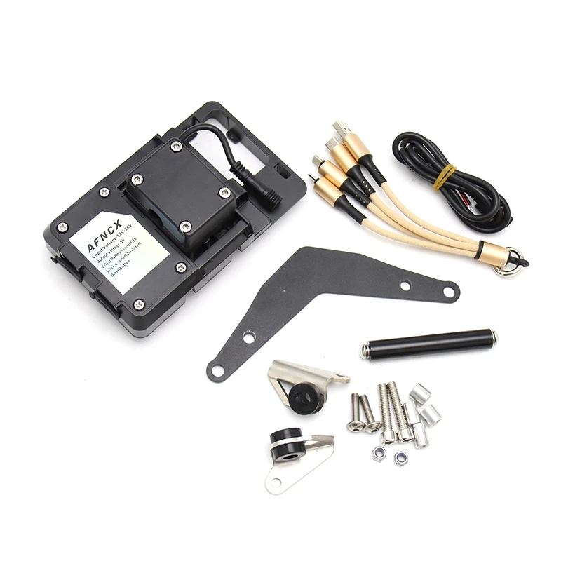 

AFNCX Motorcycle Mobile Phone GPS Navigation Bracket Mounting Bracket For Kawasaki NINJA400 Z400 2018 2019 2020