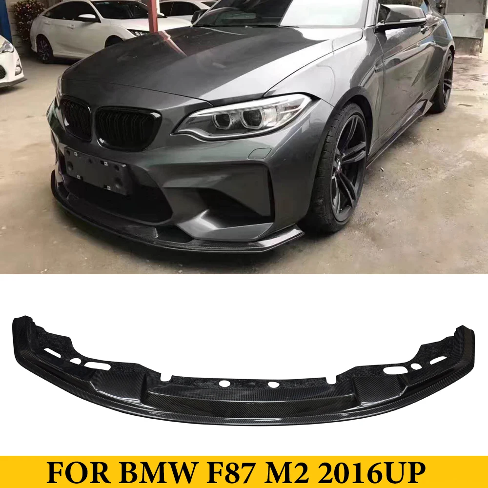 

For BMW 2 Series F87 M2 2016UP Carbon Fiber MTC Style Front Lip Bumper Spoiler Car Styling