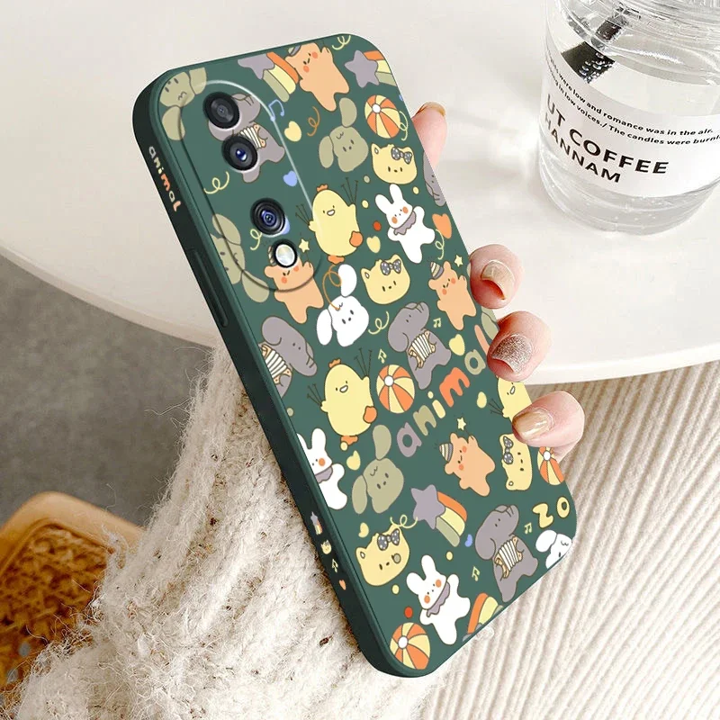 Милый чехол для Honor 90 Lite 70 50 SE 30 20 20i 10 10i 30s Pro силиконовый