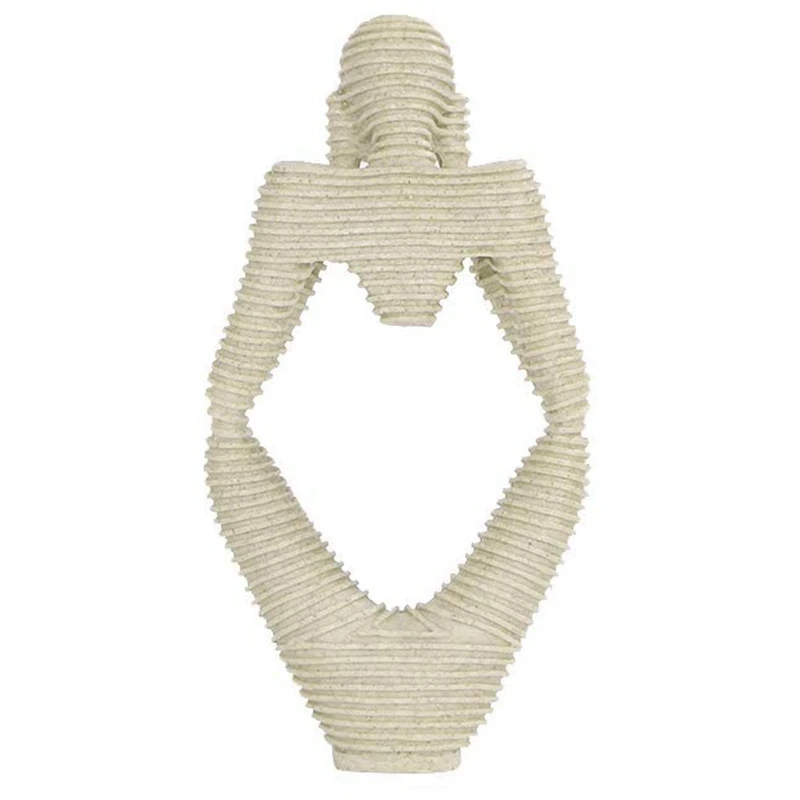 Абстрактная скульптура статуя мыслителя песчаник смола для отеля дома рабочего