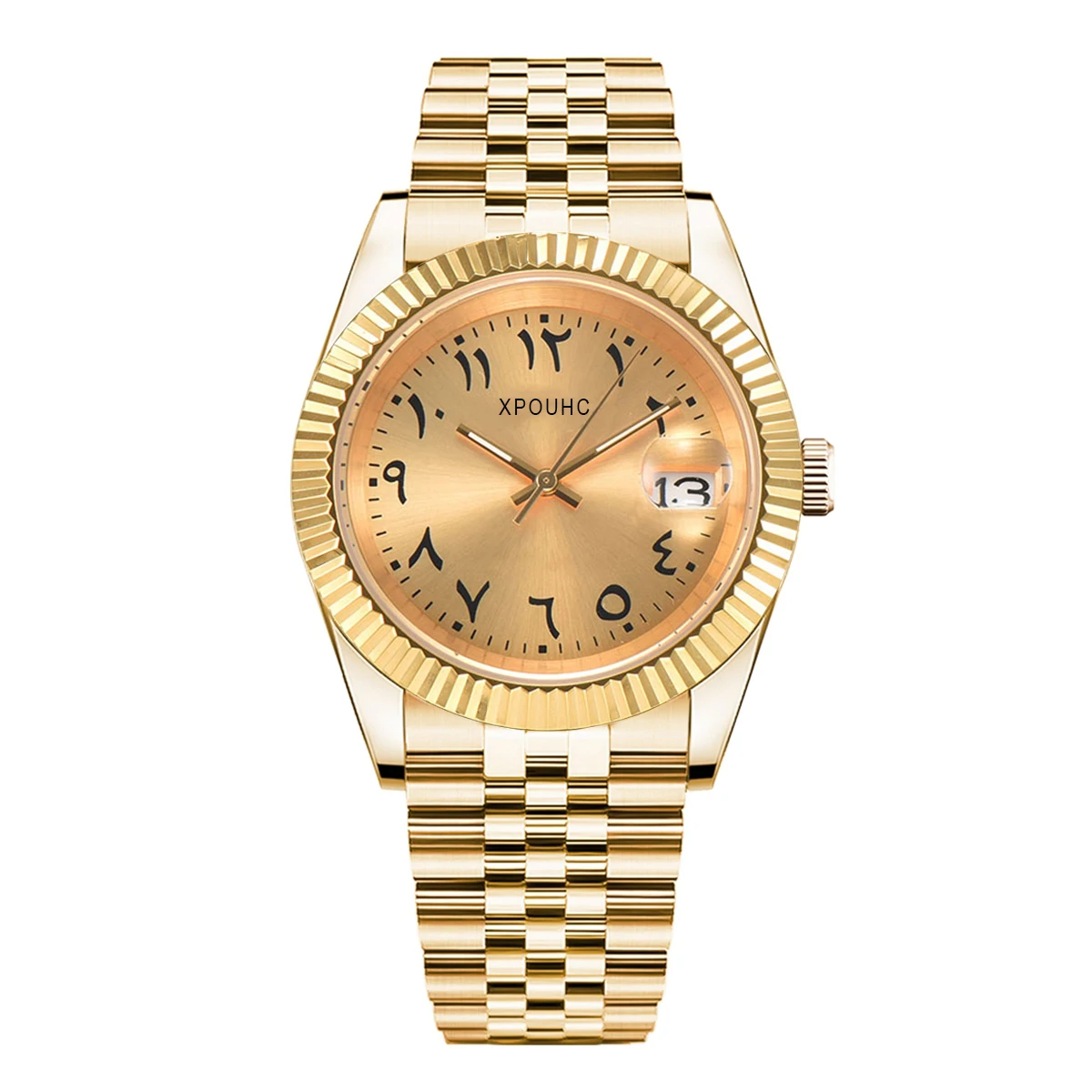 Часы NH35 на заказ Поддержка индивидуального логотипа Сапфировое стекло Корпус из