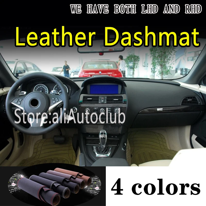 

For Bmw 6 Series E63 E64 630 640d 650i Leather Dashmat Dashboard Cover Dash Mat Carpet Custom Car Styling Auto Accessories