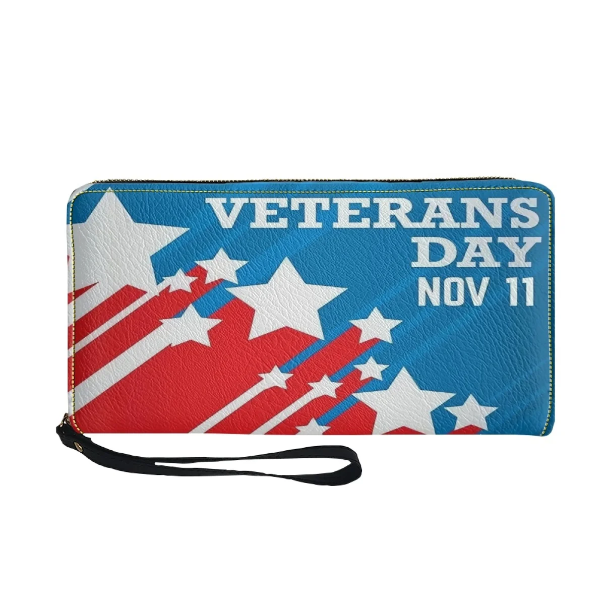 

Fashion Wallets for Women Veterans Day Zipper Female Purses Custom Image Multi-card Designer Luxury Bag Street Porte Carte 카드지갑