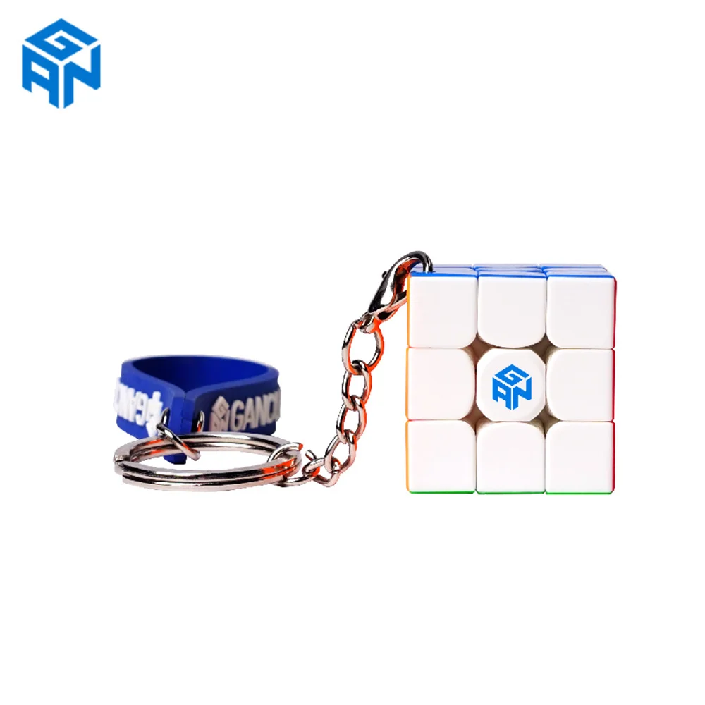 

GAN330 Keychain Cube 3x3x3 Magic Cube 3x3 Speed Cube Puzzle Gans 3x3x3 Cube GAN 330 Mini 30MM Size Magic Cube