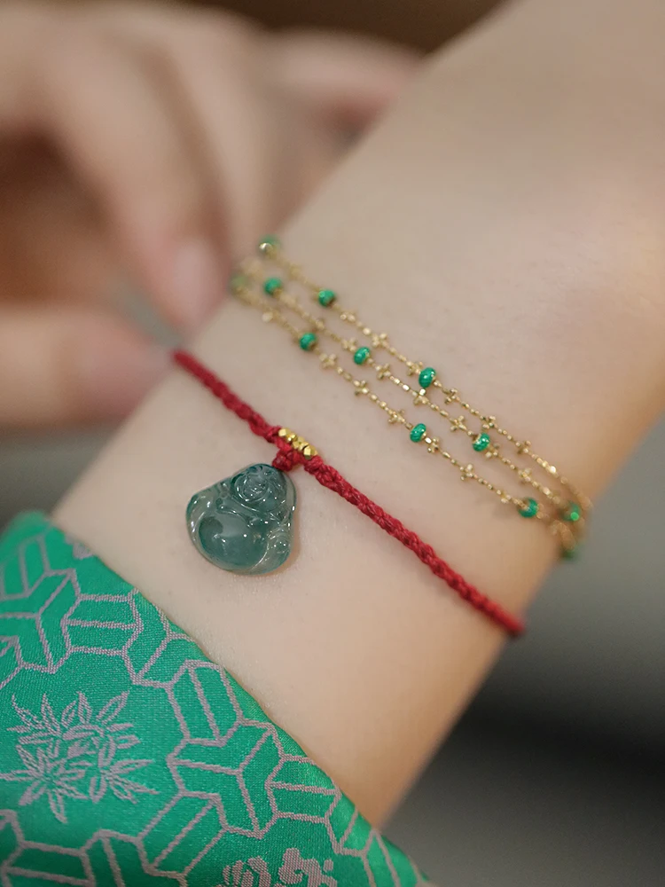 Sumojewel &quotBuddha Dingyuan&quot новый китайский Sle красный тканый браслет Будды год судьбы