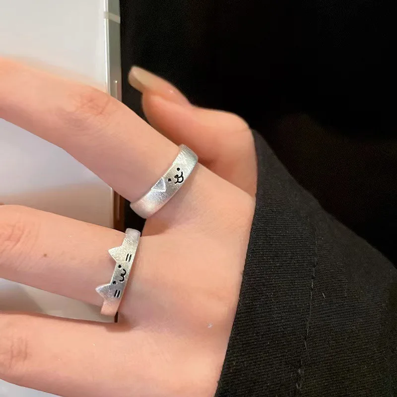 1/2 шт. милые кольца для пары собак и кошек женщин мужчин простой дизайн