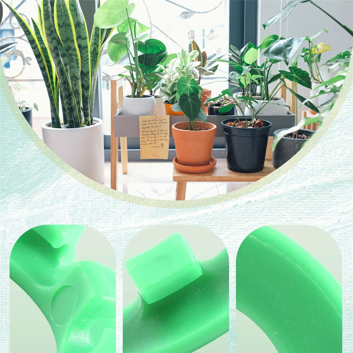 36 шт. гибкие зажимы для растений 90 градусов