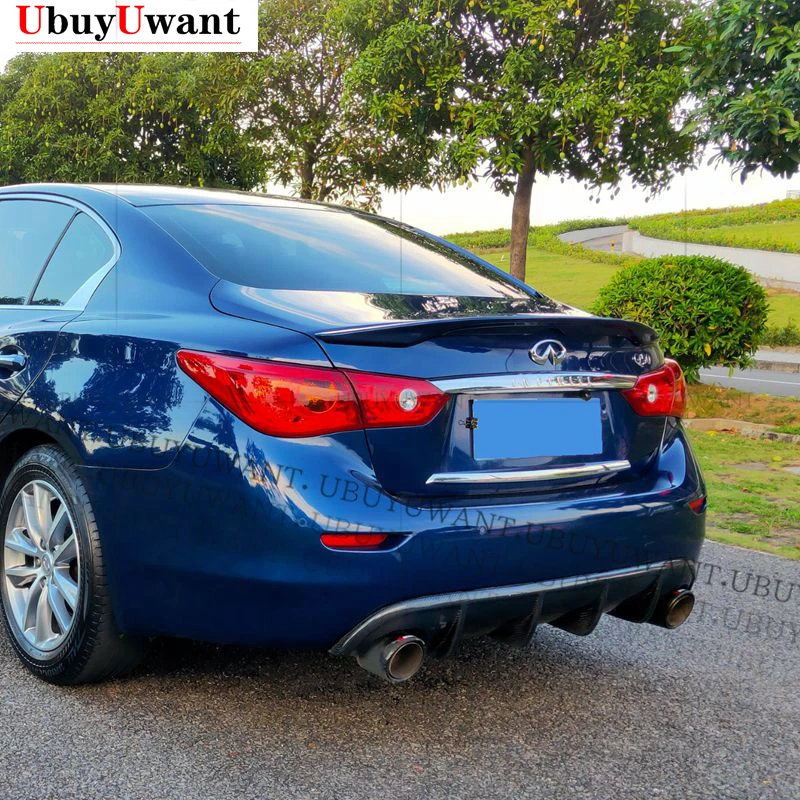 Спойлер для Infiniti Q50 Q50S спойлер из АБС-материала заднего крыла автомобиля задний