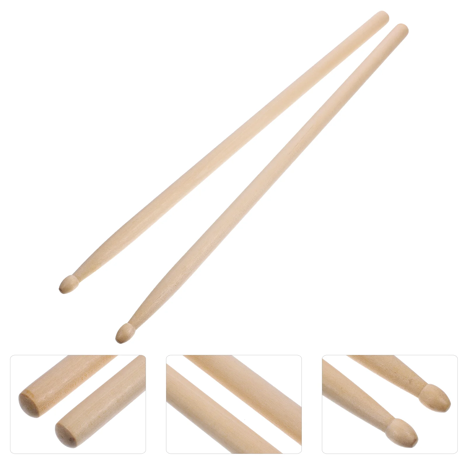

6 Pairs Music Instruments 5A Maple Drumstick Sticks Bulk Drumsticks For Practice Exercise Musical Percussion Accessories