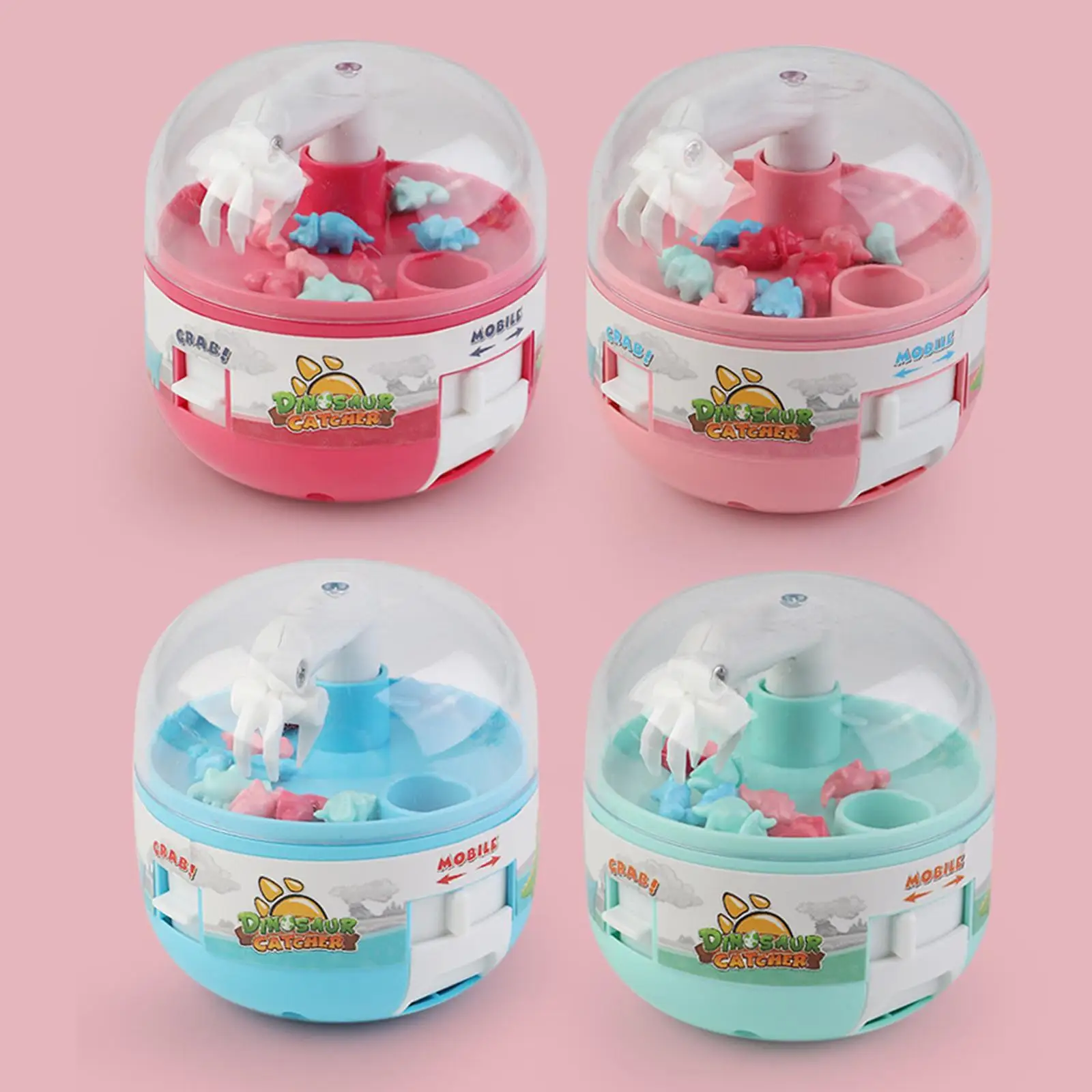 

Mini Claw Machine Children's Toys Dinosaur Grabbing Machine Capsule Grabbing And Grabbing Capsule Machine Interactive Toys