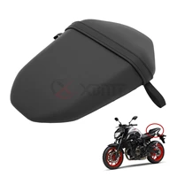motorcycle rear passenger seat soft comfortable leather pad cusion seat pillion for yamaha mt07 mt 07 2018 2019 2020 2021 2022