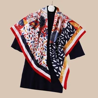 fashion silk scarves womens 2022 new twill scarf tourism decorative sunscreen shawl live wholesale