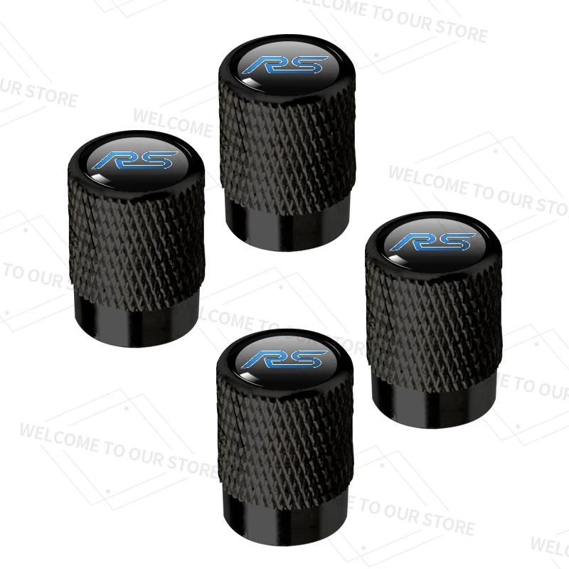 

4 шт./1 компл. логотип RS для ST Line Focus Explorer Transit Bronco EcoBoost автомобильные колпачки клапанов колесные шины защитная крышка штока воздушного шины