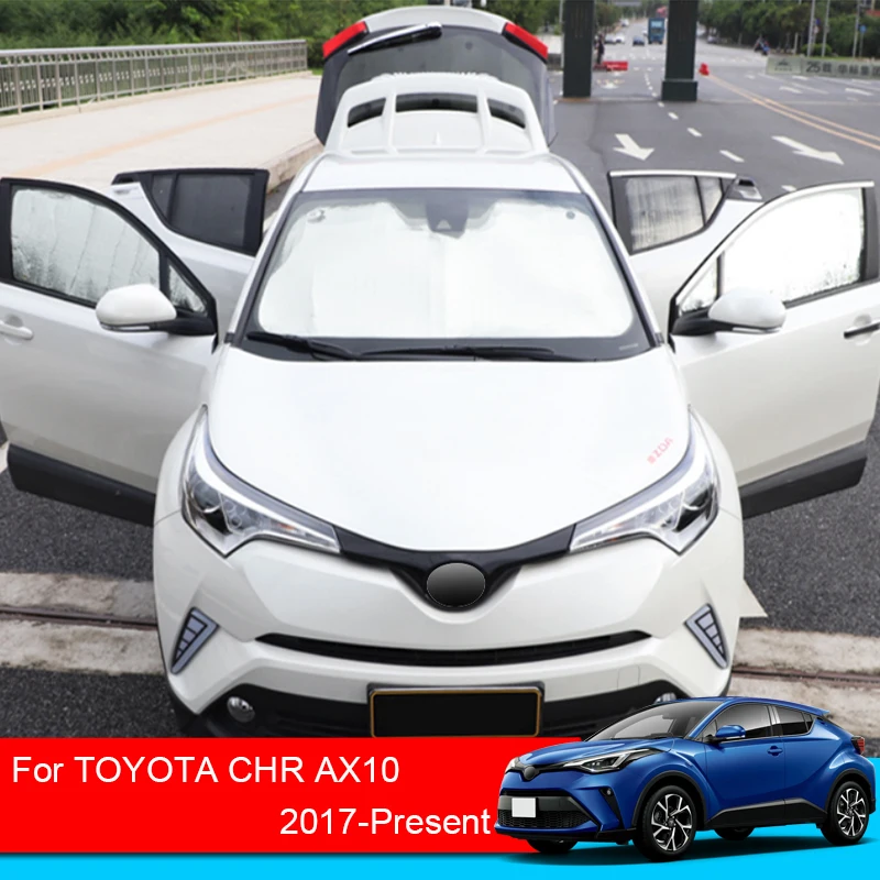 

For Toyota CHR AX10 2017-2025 Sunshades UV Protection Window Curtain Sun Shade Visor Front Windshield Protector Car Accessory