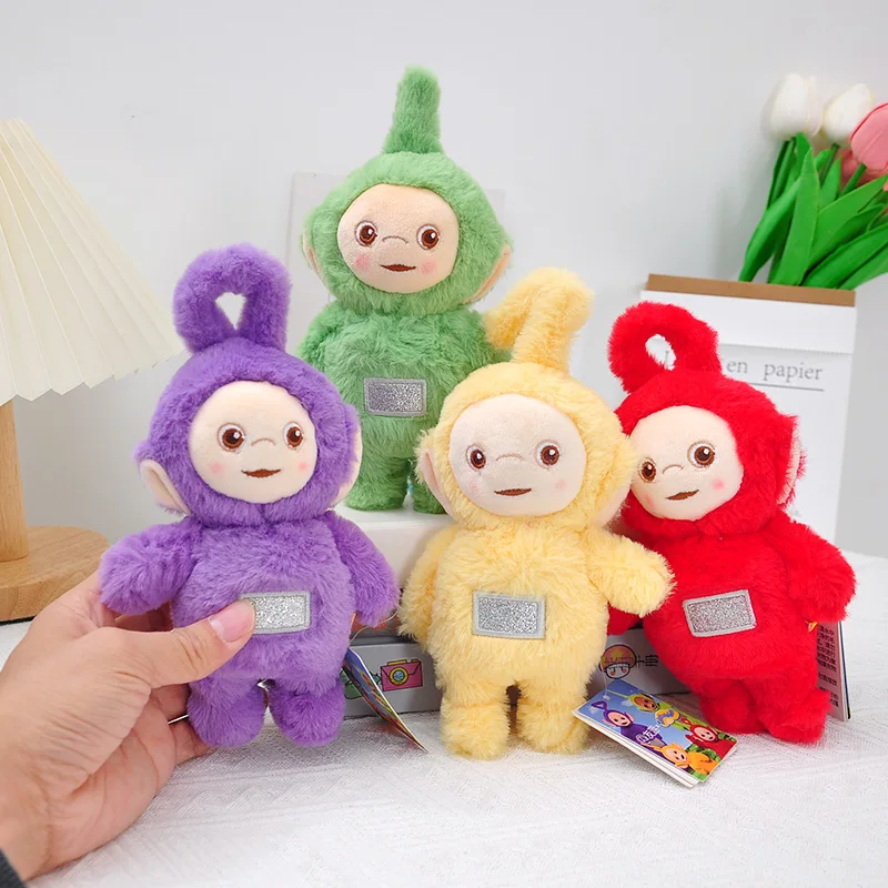 

17CM Teletubbies Baby Doll Cartoon Movie Plush Toys Q Style Kawaii Tinky Winky Dipsy Laa Laa Po Cartoon Anime Stuffed Gift For C