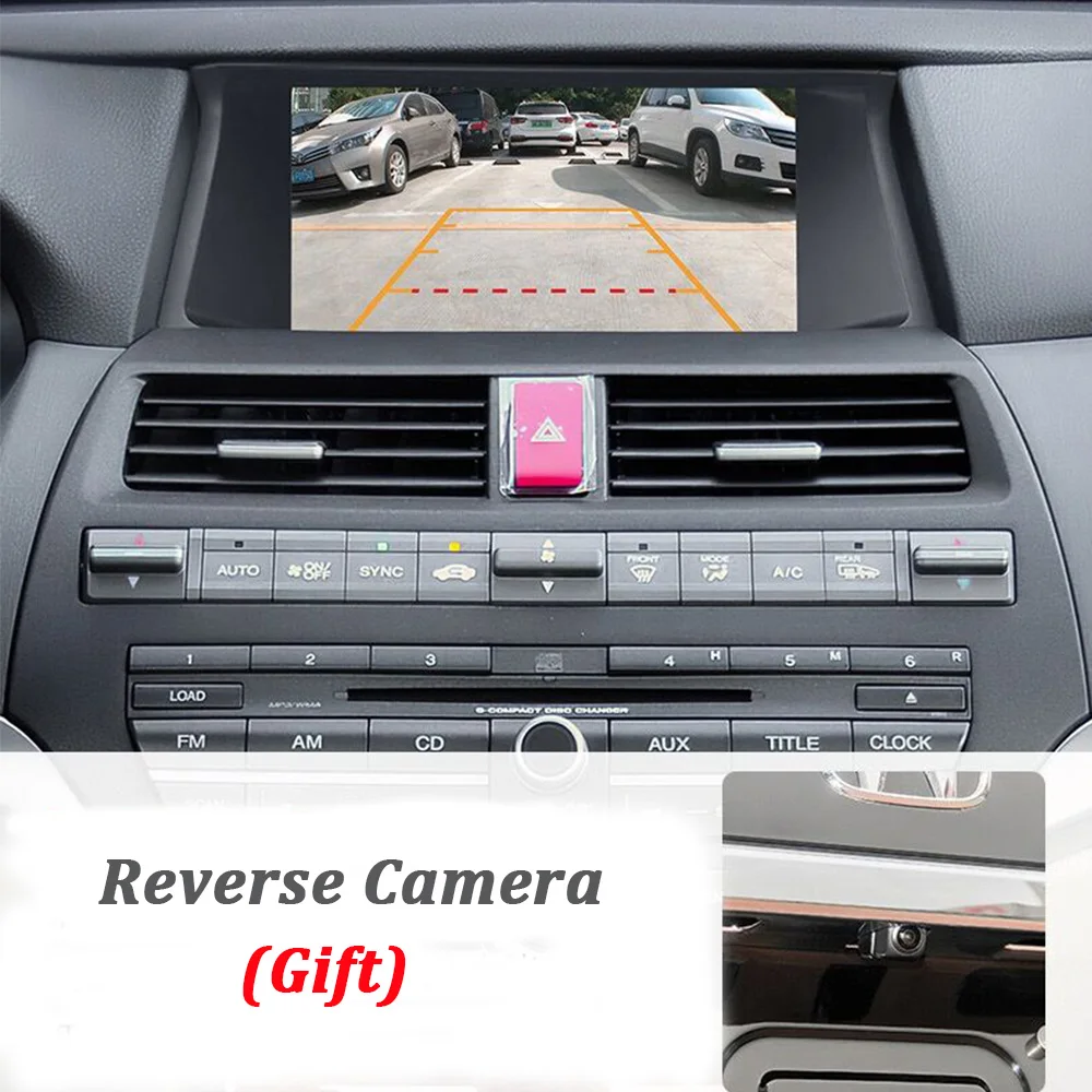Автомагнитола для Honda Accord 8 Crosstour 2008-2012 Android мультимедийный Dvd-плеер стерео Carplay