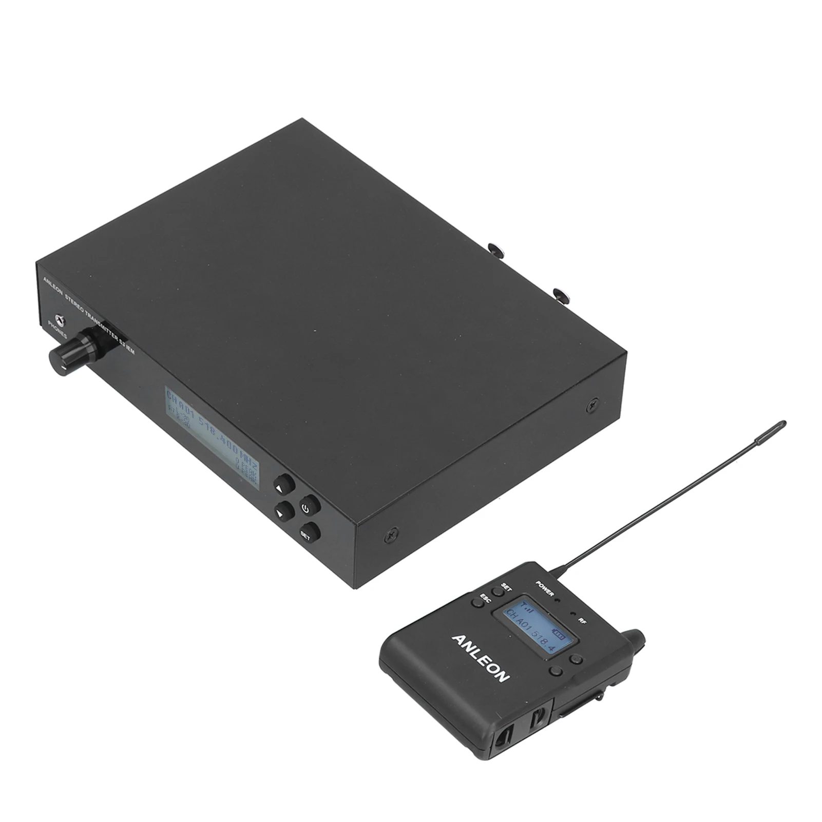 Оригинальная Беспроводная стерео система мониторинга ANLEON S3 IEM возврата ушей 518-554