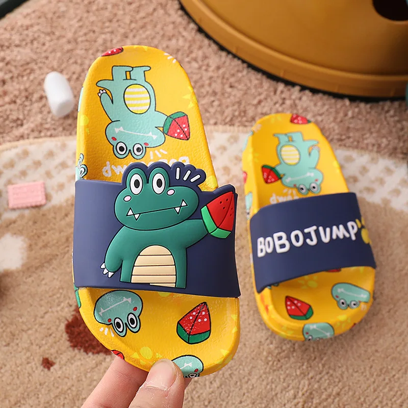 

Cartoon Crocodile Sandals Cool Slippers Summer Shoes for Kids Youth