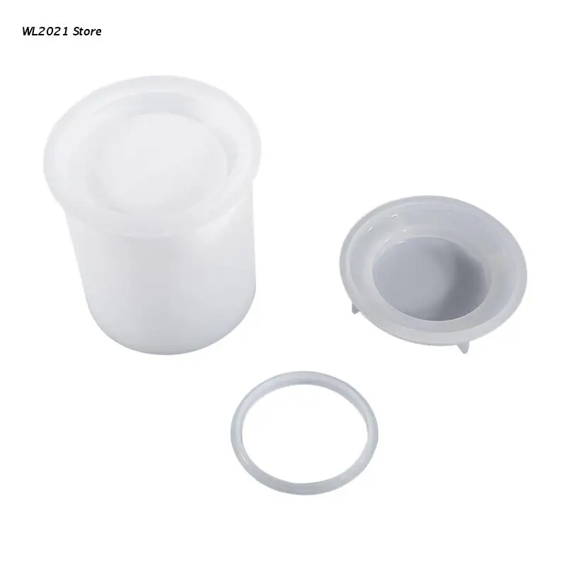 

Unique Makeup Organizer Trinket Container Epoxy Mold Pen Brush Holder Mould