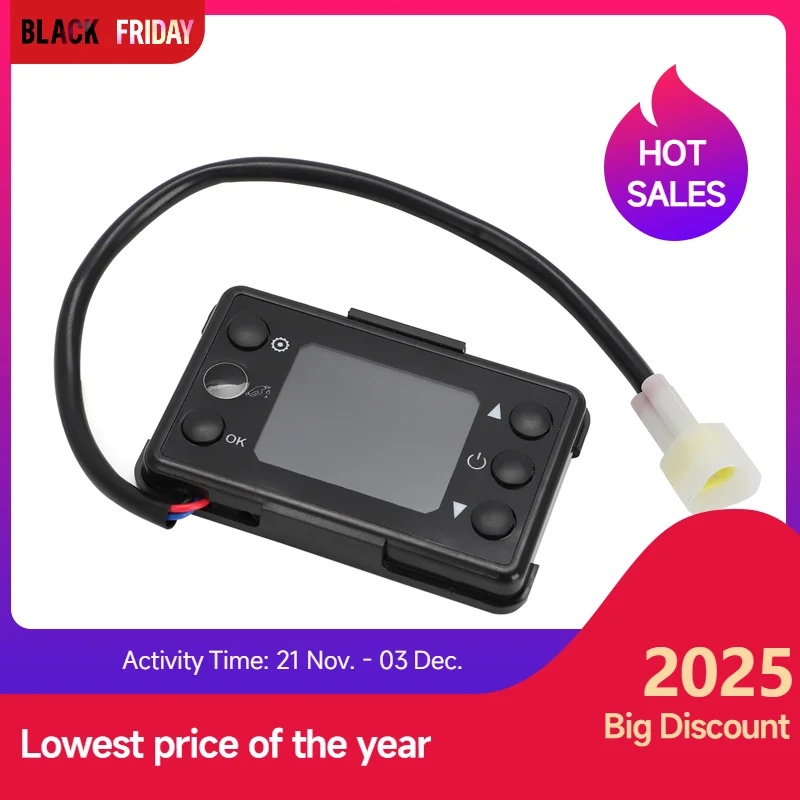 

Для Eberspacher Webasto Diesels 12 В/24 В воздухонагреватель ЖК-монитор переключатель 4 кнопки ЖК-дисплей переключатель монитора + пульт дистанционного управления