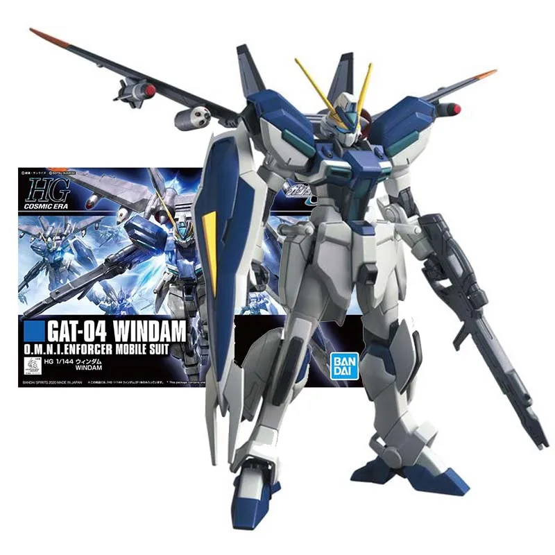 

Bandai Original Gundam Model Kit Anime Figure HG 1/144 GAT-04 Windam Collection Gunpla Anime Action Figure Toys Free Shipping