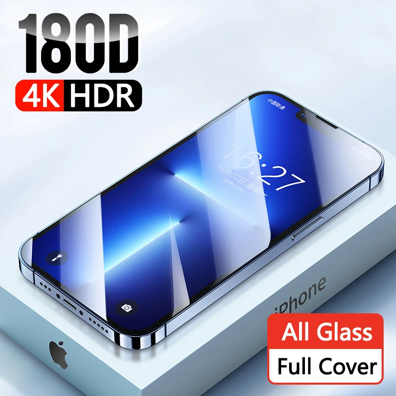 Закаленное защитное стекло для iPhone 13/12/11 PRO MAX/X/XS/XR/7/8 Plus/SE/SE3 |
